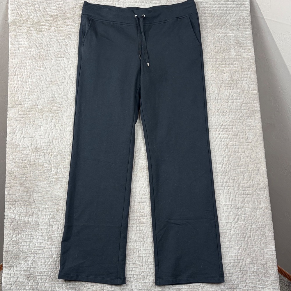 Lauren Ralph Lauren Black Drawstring Sweatpants Straight Leg‎ Womens Large